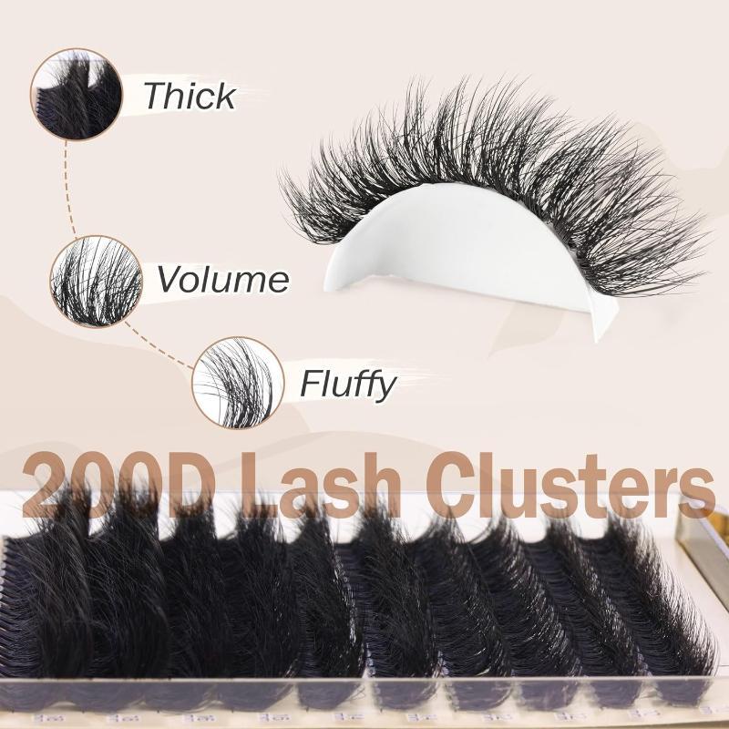 Eyelash Extension Cluster - Nuevos Grupos de Pestañas Postizas Gruesas
