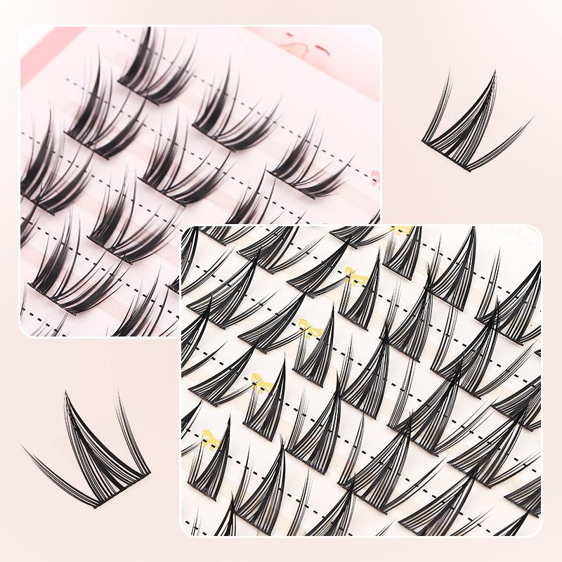 Eyelash Extension Cluster - Pestañas Postizas Individuales de 10 Filas,