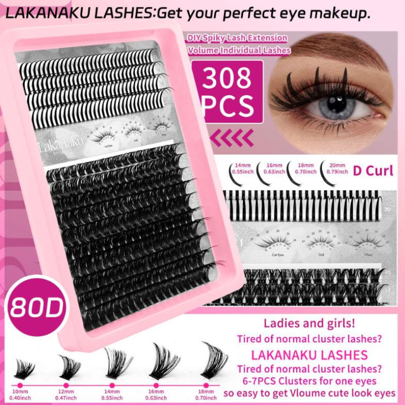 Eyelash Extension Cluster - 1 Set de Pestañas Individuales DIY,
