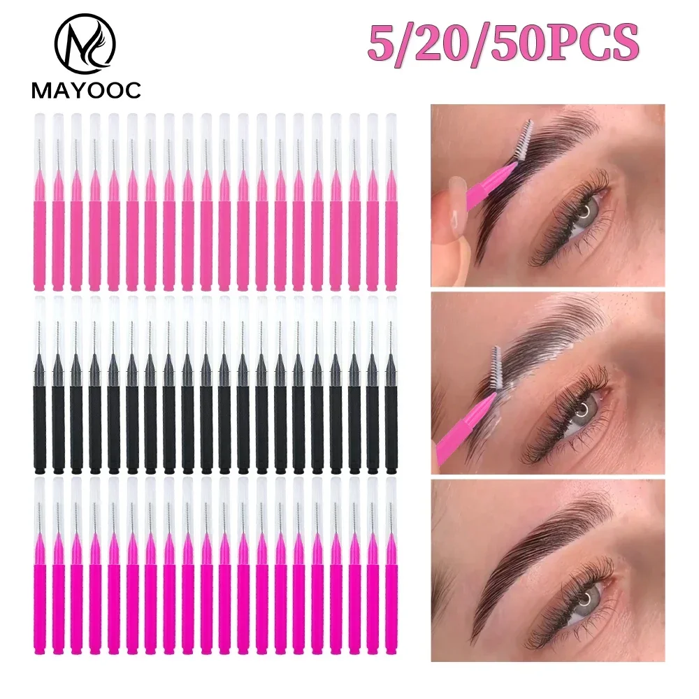 Eyelash Extension Aftercare - 5/10/50 Uds Mini cepillo para cejas