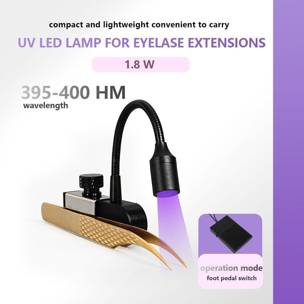 Eyelash Extension Uv - Lámpara UV Portátil para Extensiones de