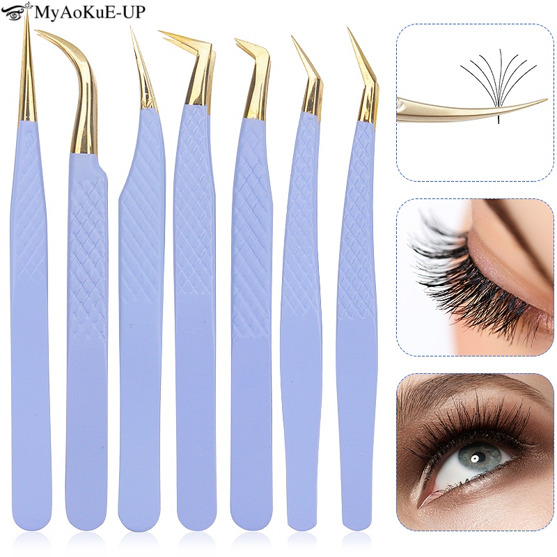 Refill Eyelash Extension - Pinzas de extensión de pestañas de