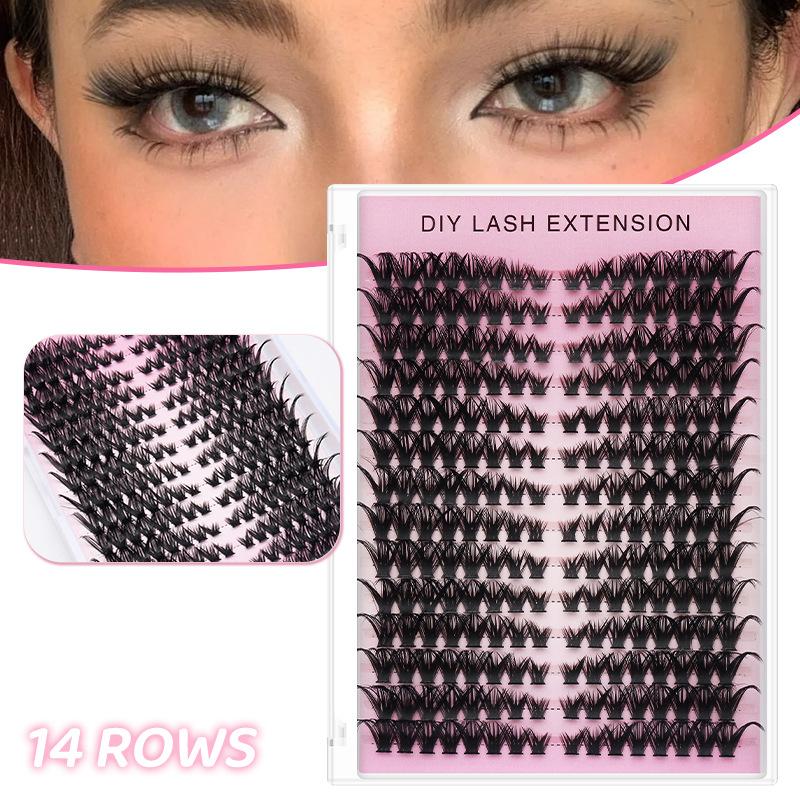 Eyelash Extension Or Extensions - 【M】14 filas de pestañas postizas individuales