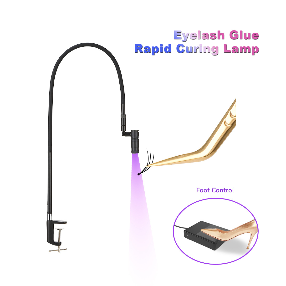 Lámpara de extensión de pestañ - Eyelash Extension Uv reseña y precio