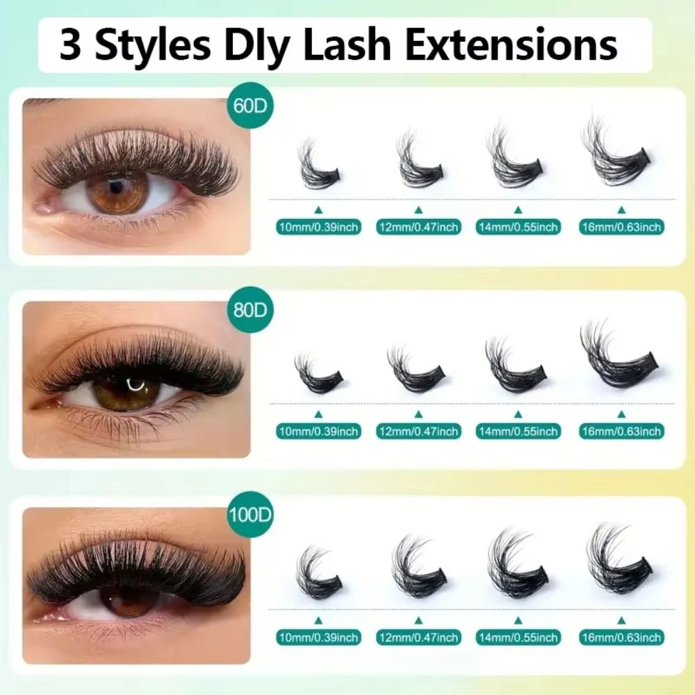 Pestañas Postizas de Aspecto N - Eyelash Extension Cluster reseña y precio