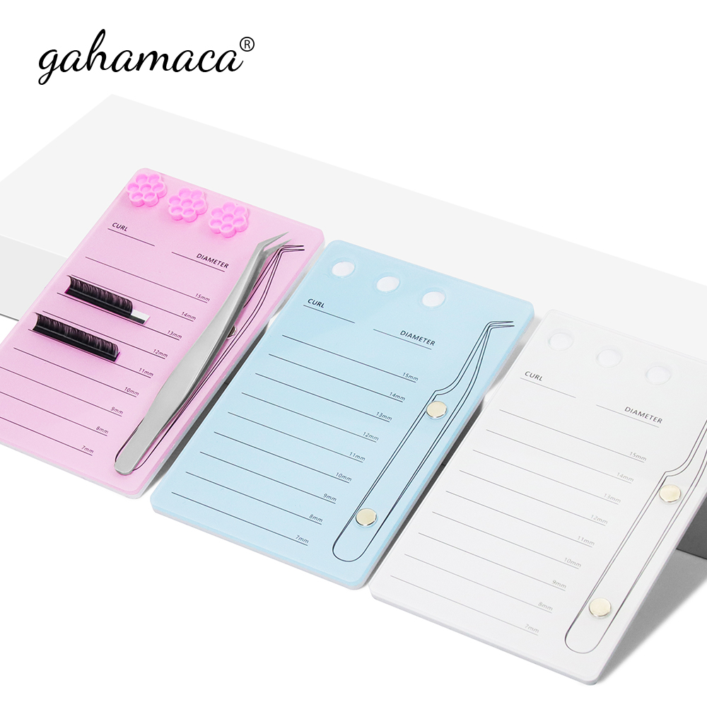 GAHAMACA almohadilla acrílica  - Eyelash Extension Aftercare reseña y precio