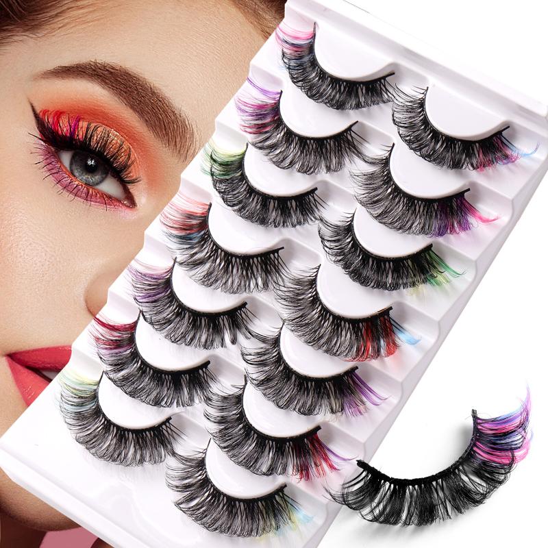 7 Pares de Pestañas Postizas C - Eyelash Extension Cluster reseña y precio