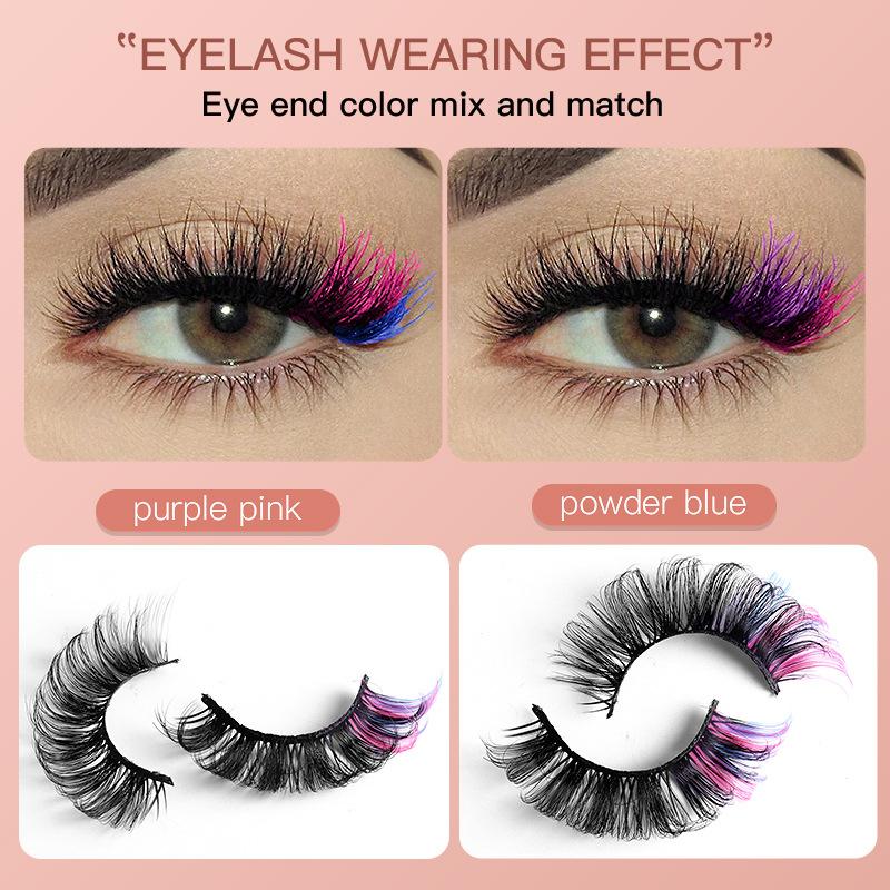 7 Pares de Pestañas Postizas C - Eyelash Extension Cluster reseña y precio