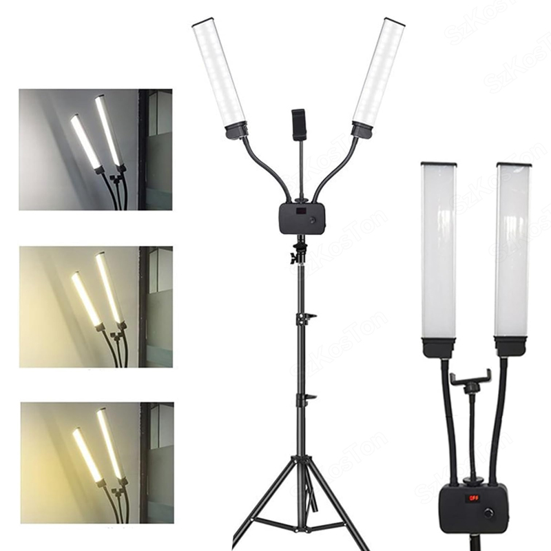 Luz LED de relleno de brazos d - Eyelash Extension Videos reseña y precio