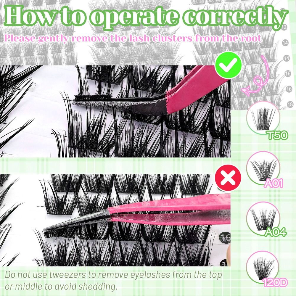 Pestañas Postizas de Aspecto N - Eyelash Extension Cluster reseña y precio