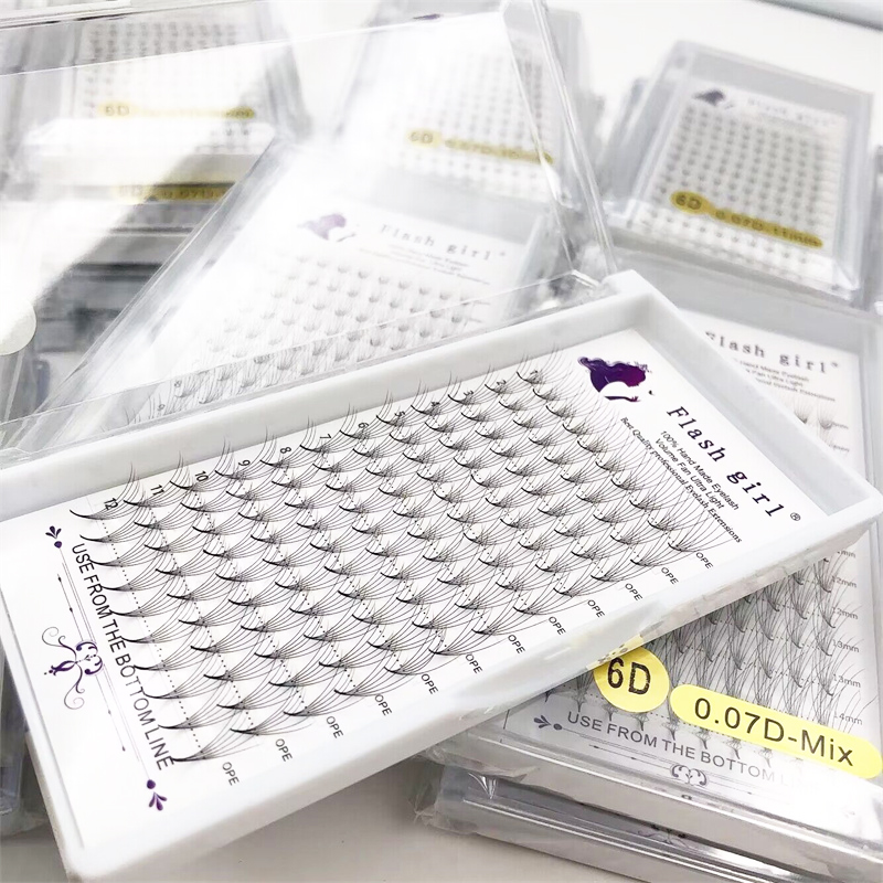 Pestañas de volumen preformada - Eyelash Extension Cluster reseña y precio