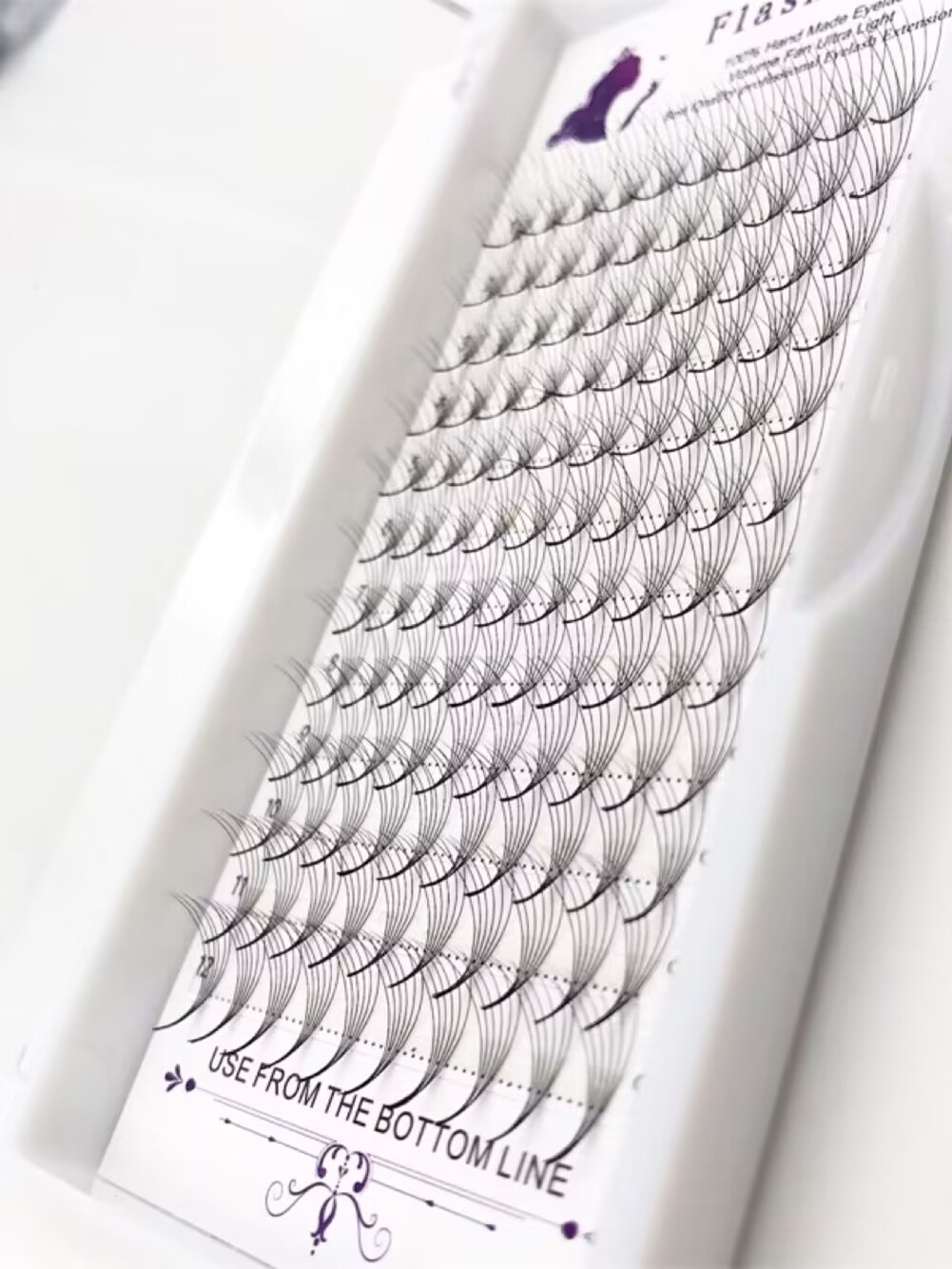 Pestañas de volumen preformada - Eyelash Extension Cluster reseña y precio