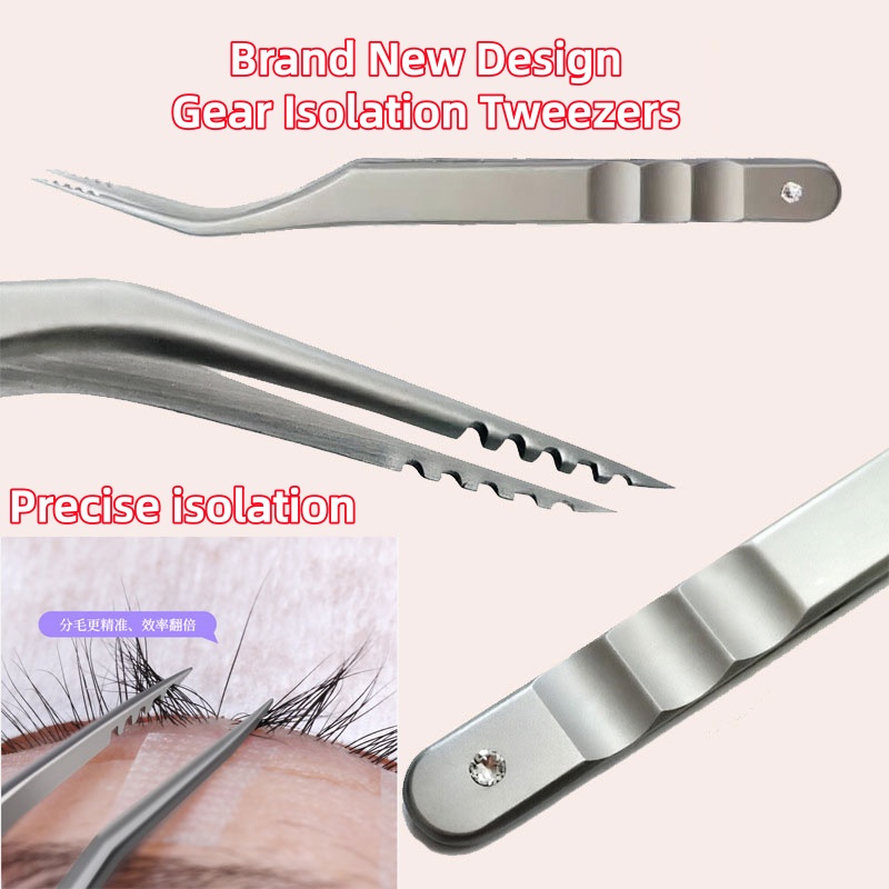 Pinzas para Pestañas con Punta - Eyelash Extension Equipment reseña y precio