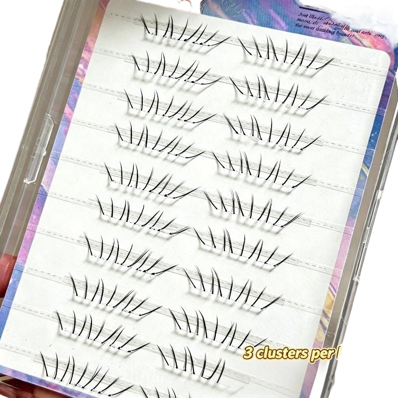 1 Set de Extensiones de Pestañ - Eyelash Extension Cluster reseña y precio