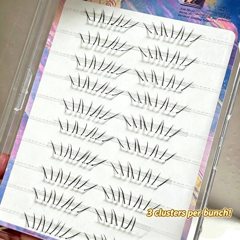 1 Set de Extensiones de Pestañ - Eyelash Extension Cluster reseña y precio