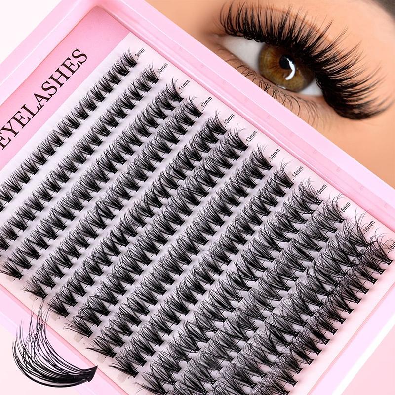 Kit de Pestañas Naturales en R - Eyelash Extension Cluster reseña y precio