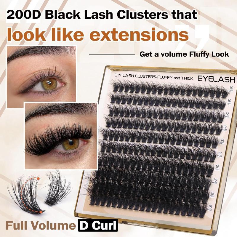 Nuevos Grupos de Pestañas Post - Eyelash Extension Cluster reseña y precio