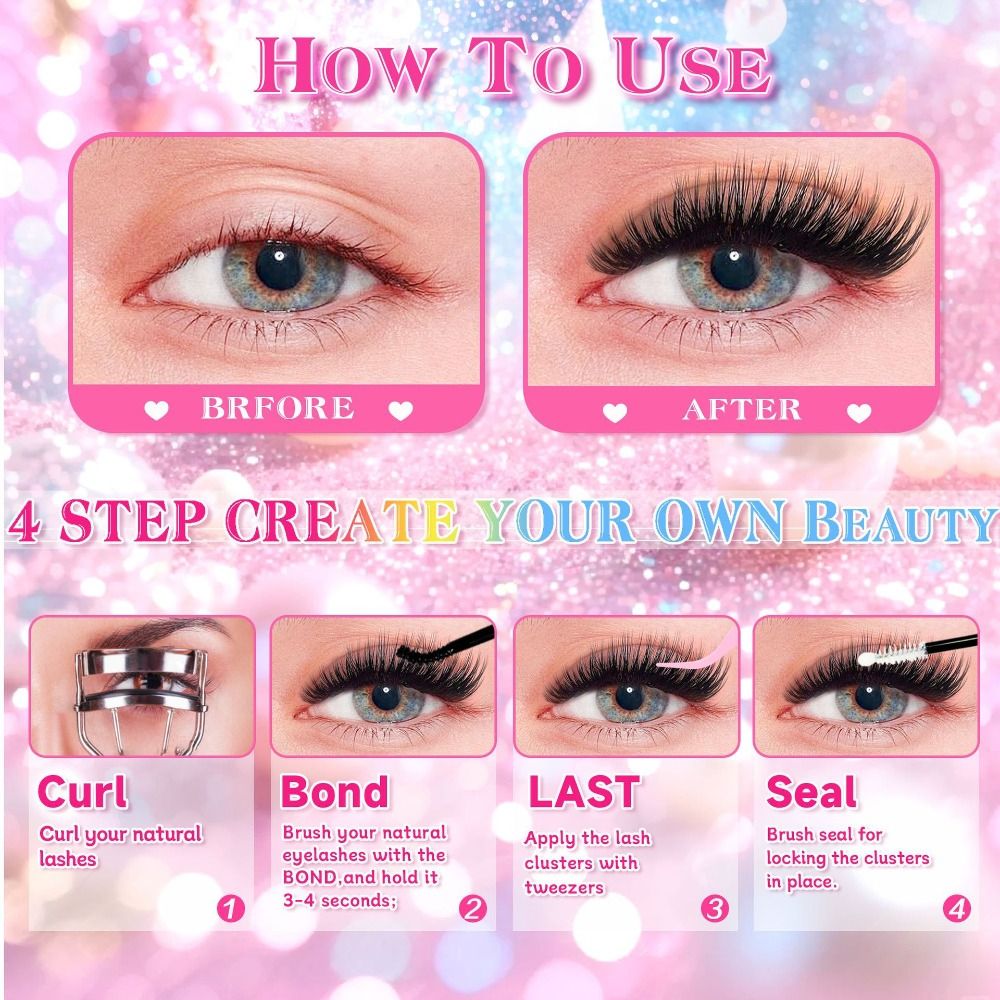 Pestañas Postizas de Aspecto N - Eyelash Extension Cluster reseña y precio