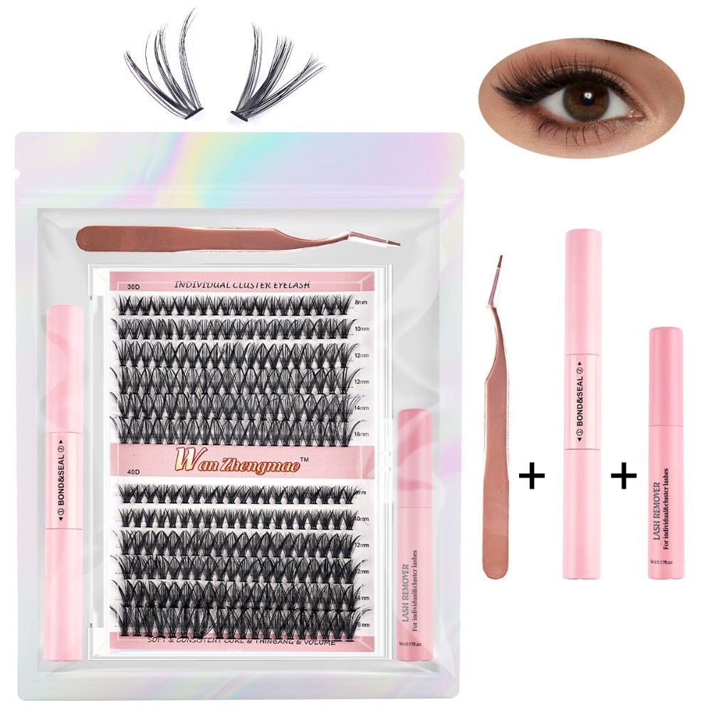 Pestañas Postizas de 8-16 mm d - Eyelash Extension Cluster reseña y precio