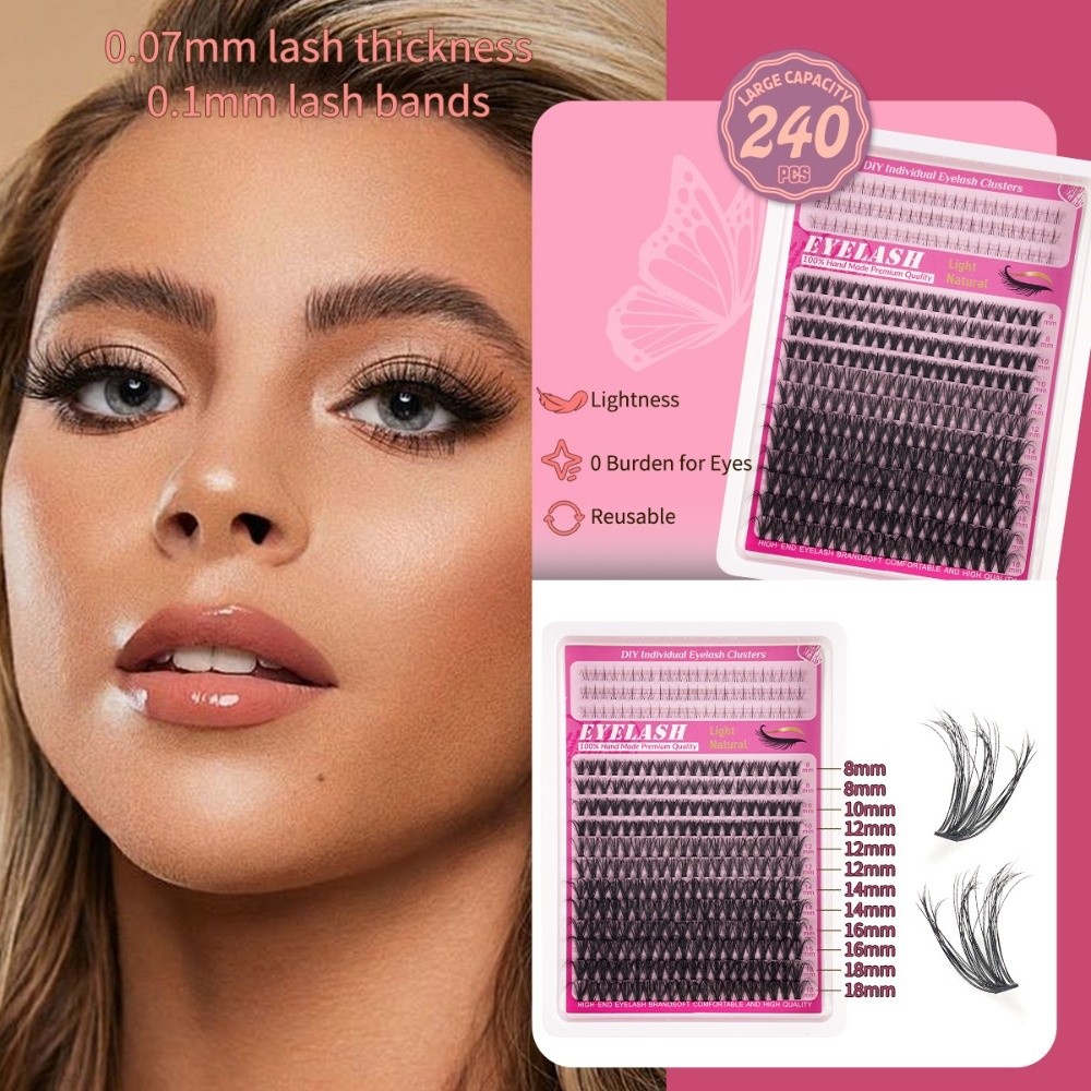 Pestañas Postizas de 8-18 mm d - Eyelash Extension Or Extensions reseña y precio