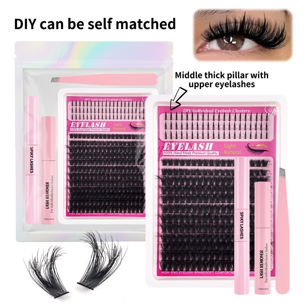Pestañas Postizas de 8-18 mm d - Eyelash Extension Cluster reseña y precio