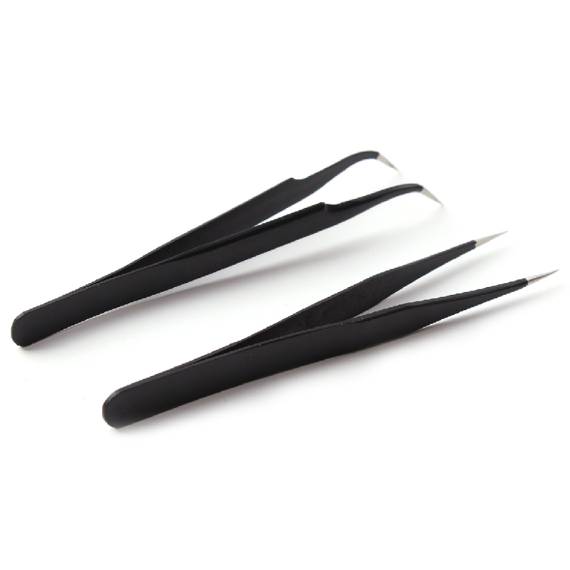 Pinzas de acero inoxidable par - Eyelash Extension Or Extensions reseña y precio