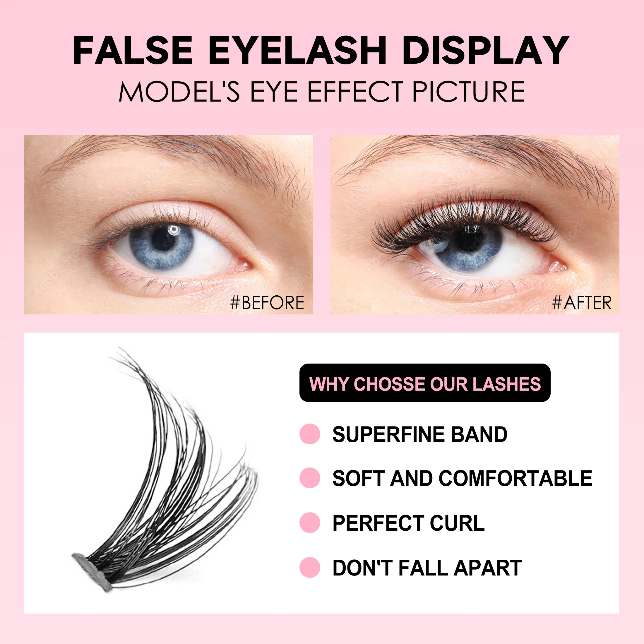Kit de extensión de pestañas D - Eyelash Extension Equipment reseña y precio